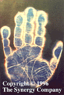 Kirlian photo of a healer's hand
